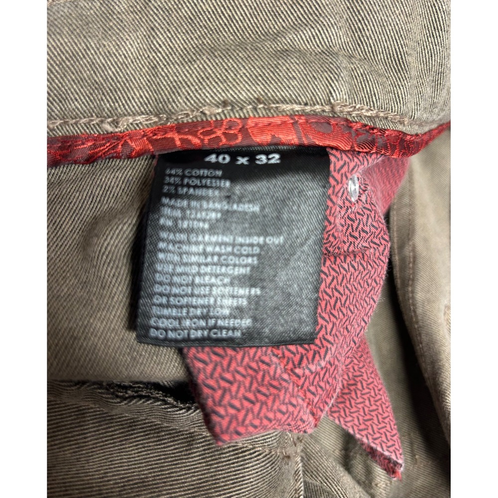 English Laundry Mens 5 Pocket Twill Pants Taupe Brown 40x32 - Picture 5 of 7